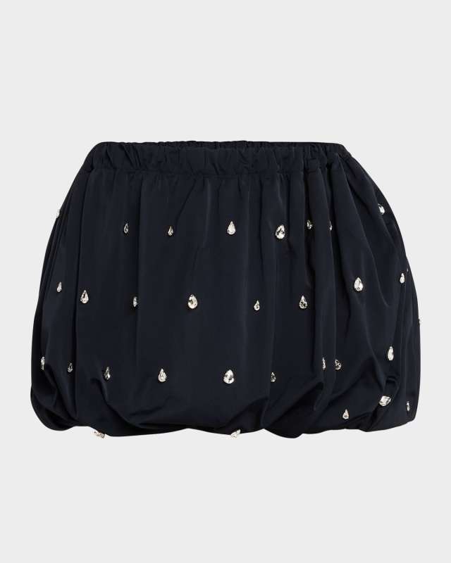 Holly Embellished Bubble Mini Skirt